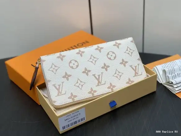 Aaa replica ru Portefeuille WALLET-19.5*10.5*2.5cm VUITTON LOUIS Zippy 0707